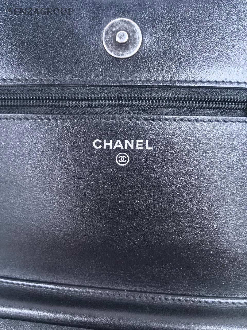 SJ0001 Chanel le boy woc wallet on chain silver cc