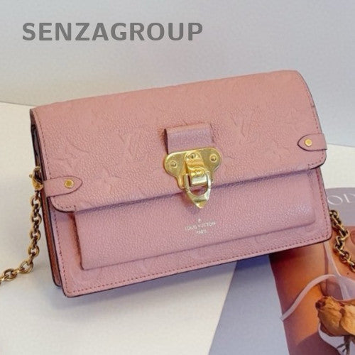 Louis Vuitton Vavin WOC Chain Shoulder Bag Crossbody Pink Gold Women Classic