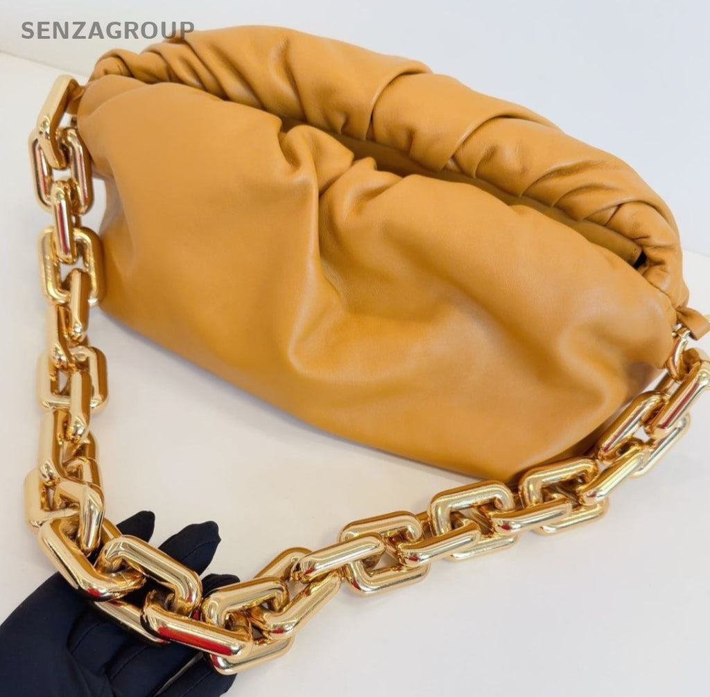 Bottega Veneta Underarm Shoulder Bag Classic Yellow Women