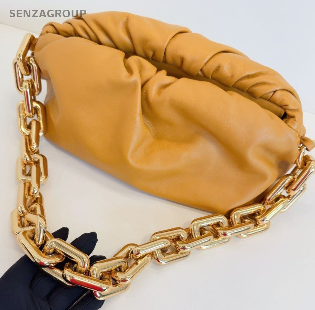 Bottega Veneta Underarm Shoulder Bag Classic Yellow Women