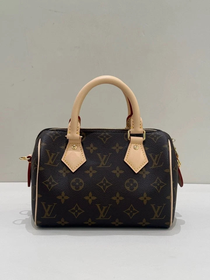 Louis Vuitton Speedy20 Canvas Shoulder Bag Top Handle Bag For Women