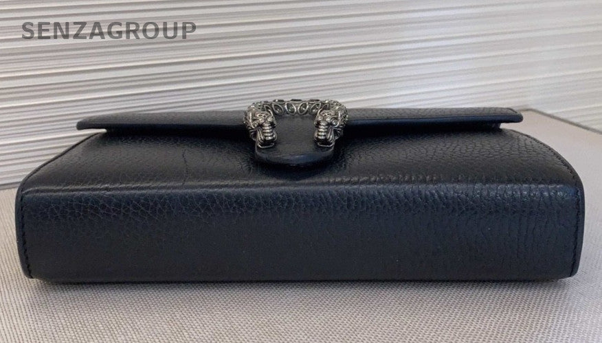 GUCCI Dionysus woc Black Silver Crossbody bag