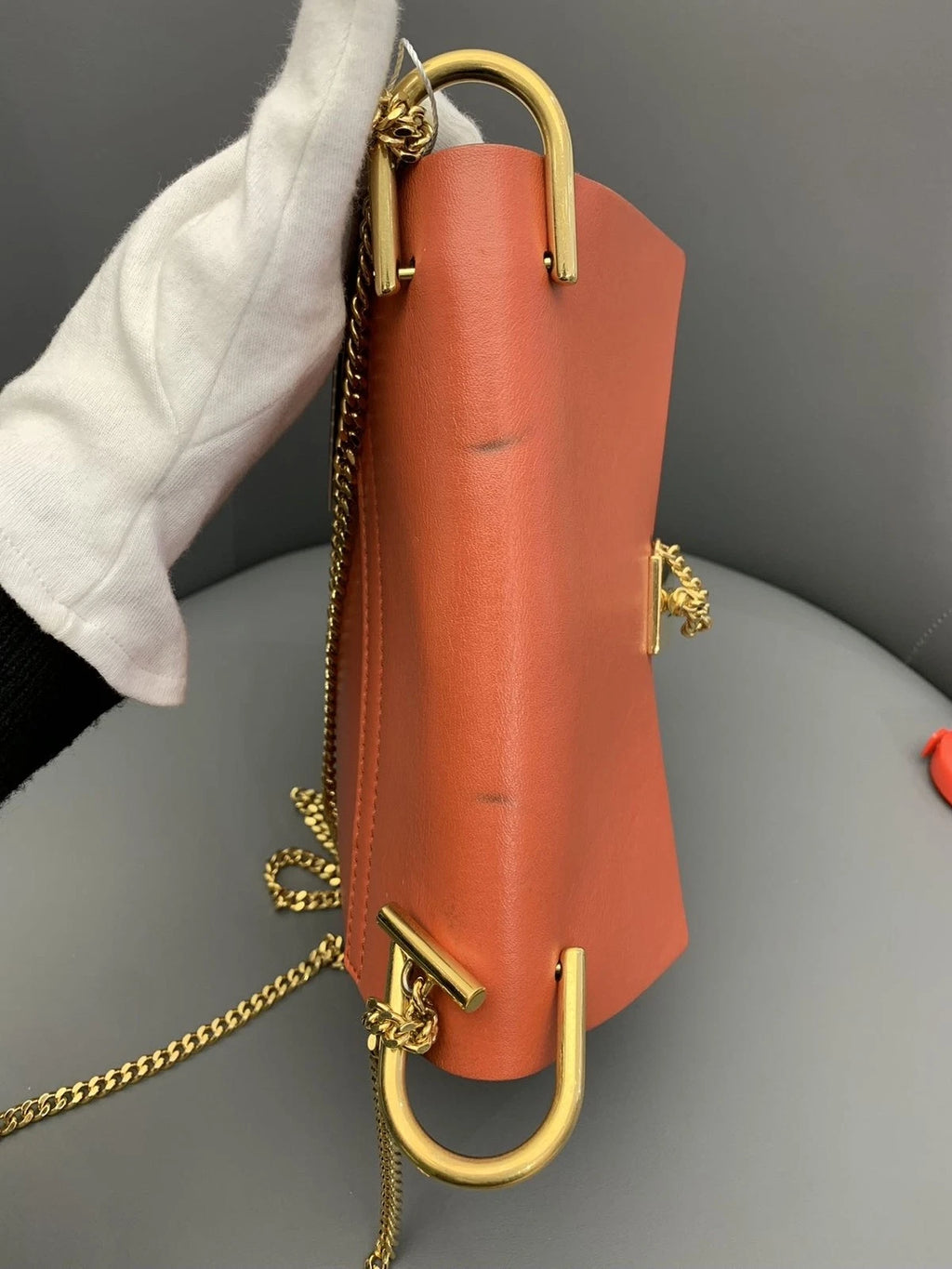 Chloe Drew Medium Red Crossbody Bag For Women