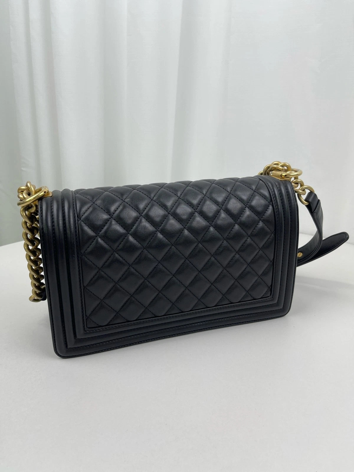 CHANEL Medium Le Boy Calfskin Shoulder Bag For Women