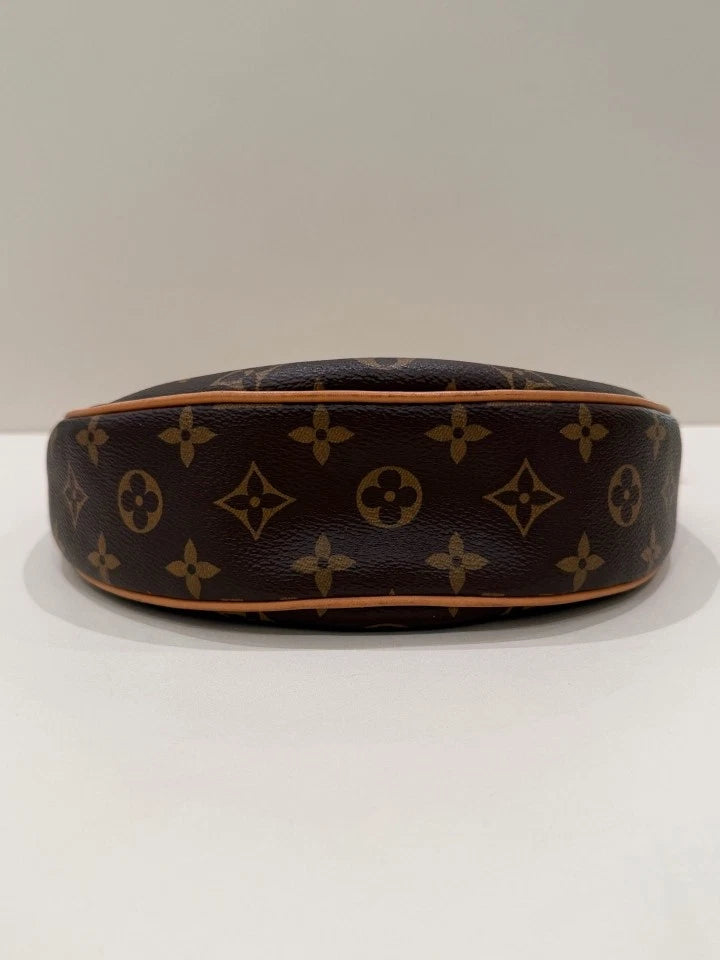Louis Vuitton Loop Monogram Crescent Gold Chain Shoulder Bag