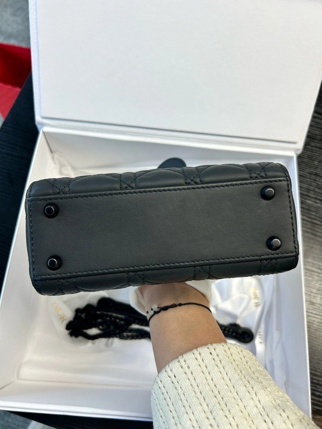 Dior Lady Dior Crossbody Handbag Excellent
