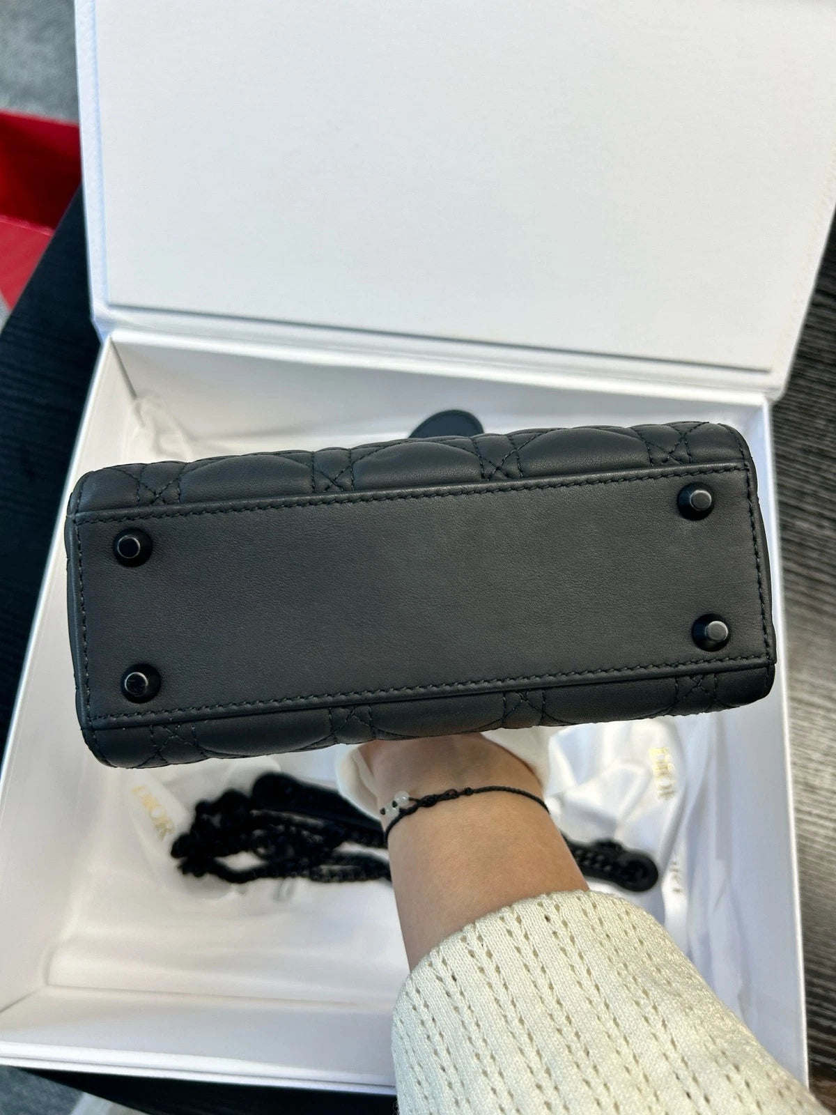 Dior Lady Dior Crossbody Handbag Excellent
