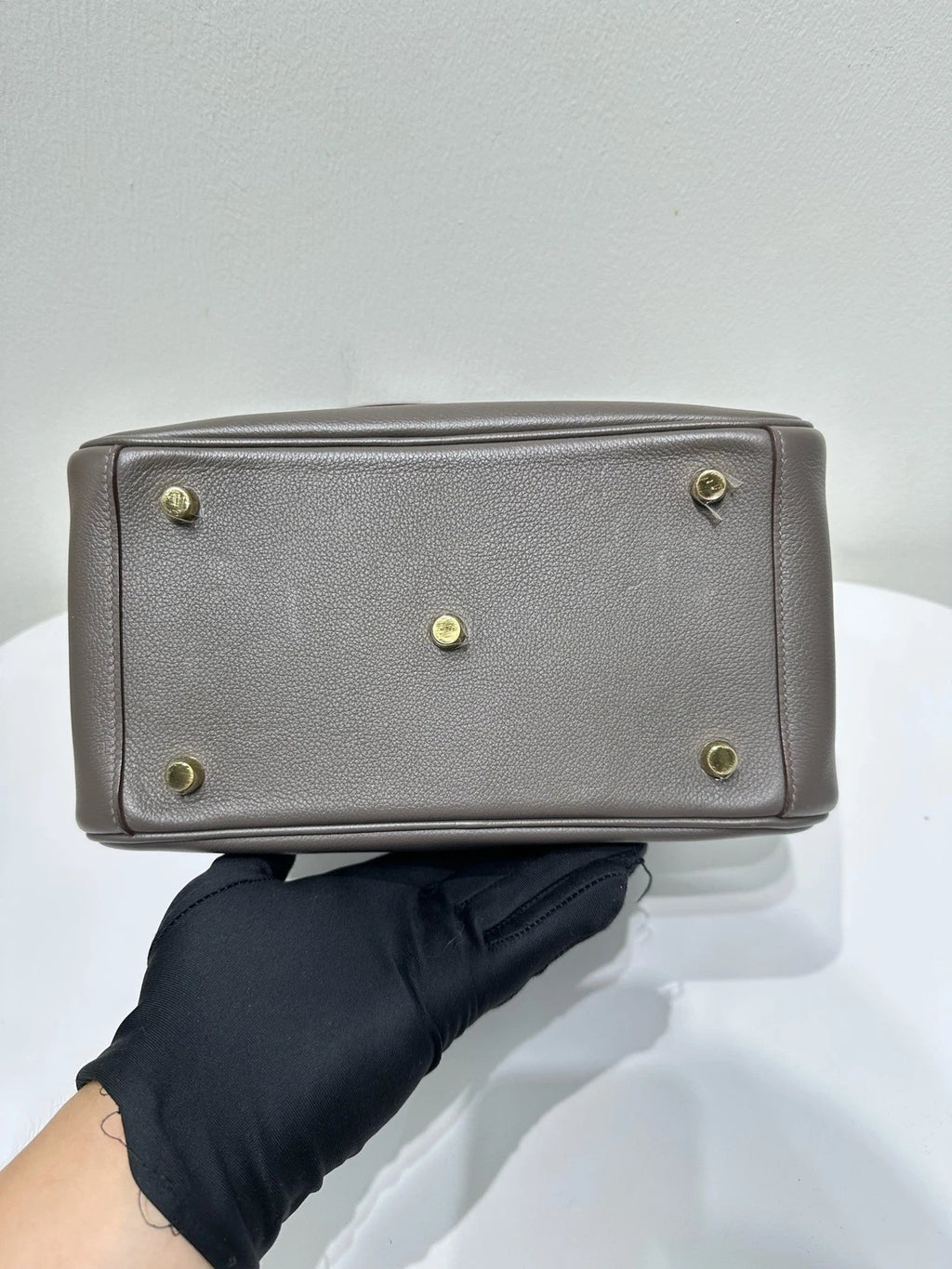 Pre-owned Hermes Lindy 26 Evercolor Leather Women Top Handle Bag