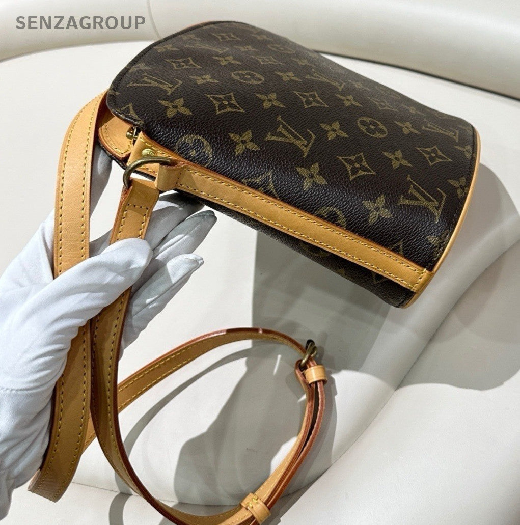 Louis Vuitton Monogram Shell Crossbody Shoulder Bag Women Brown