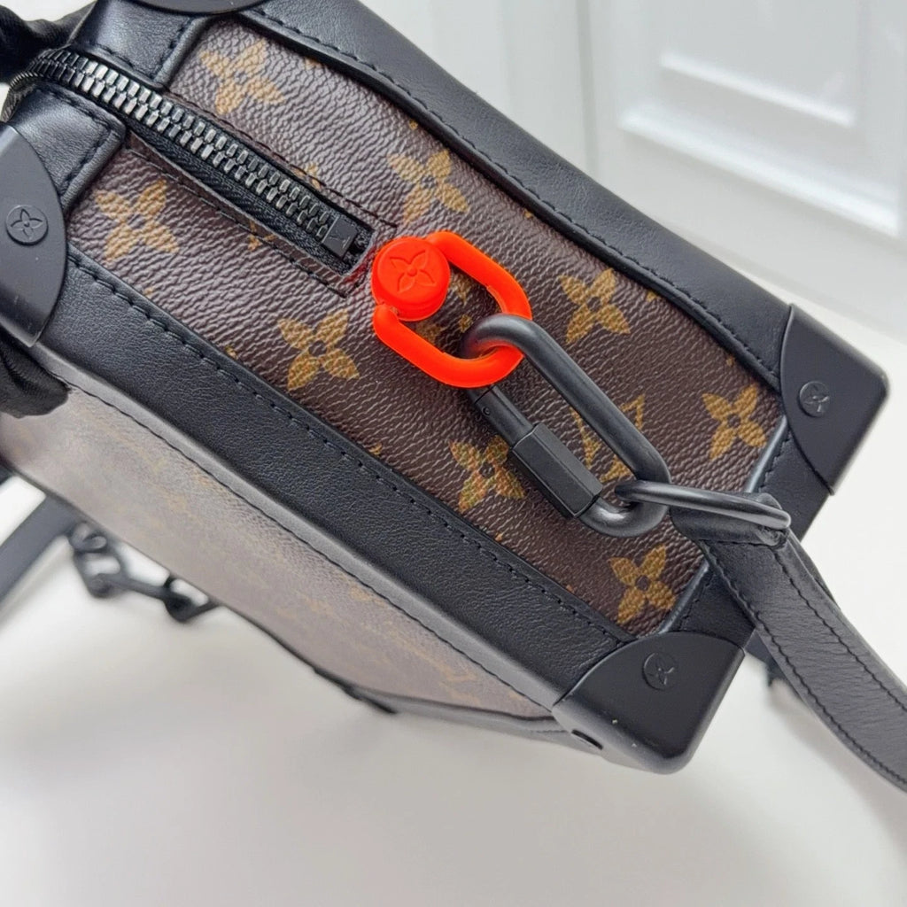 Louis Vuitton Soft Trunk MM Monogram Shoulder Bag Crossbody Unisex Adults