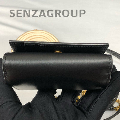 Saint Laurent Black Gold Shoulder Crossbody Bag Women's Classic Fashion