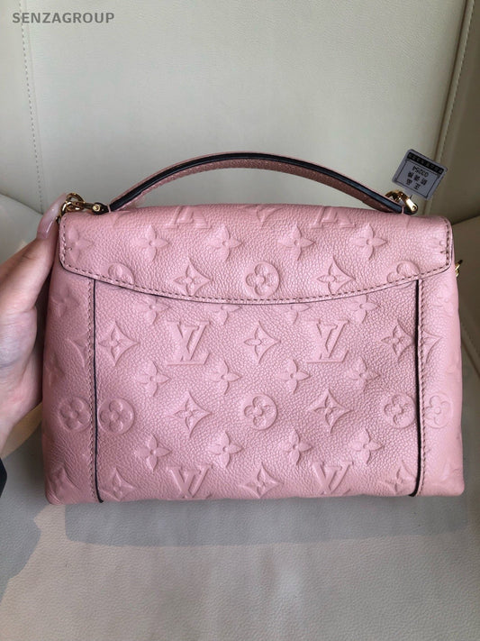 Louis Vuitton Monogram Empreinte Top Handle 2way Shoulder Handbag Pink Women