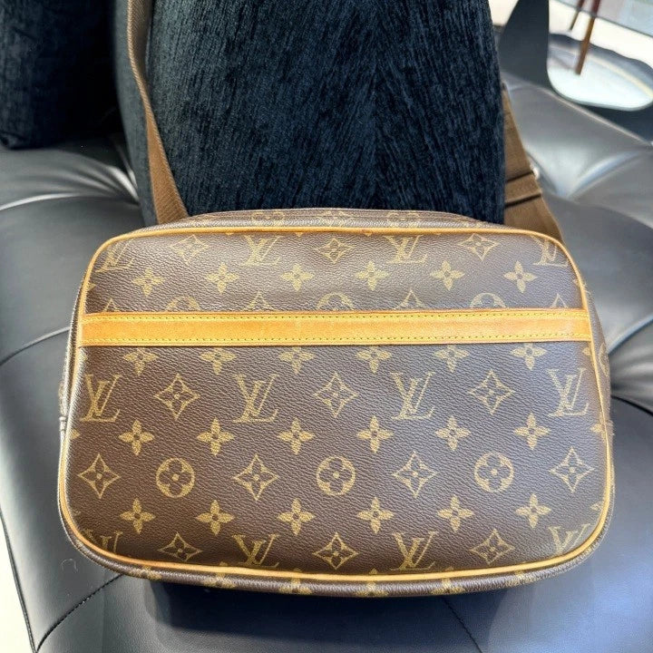 Louis Vuitton Reporter PM Monogram Canvas Camera Bag Shoulder Bag Crossbody D