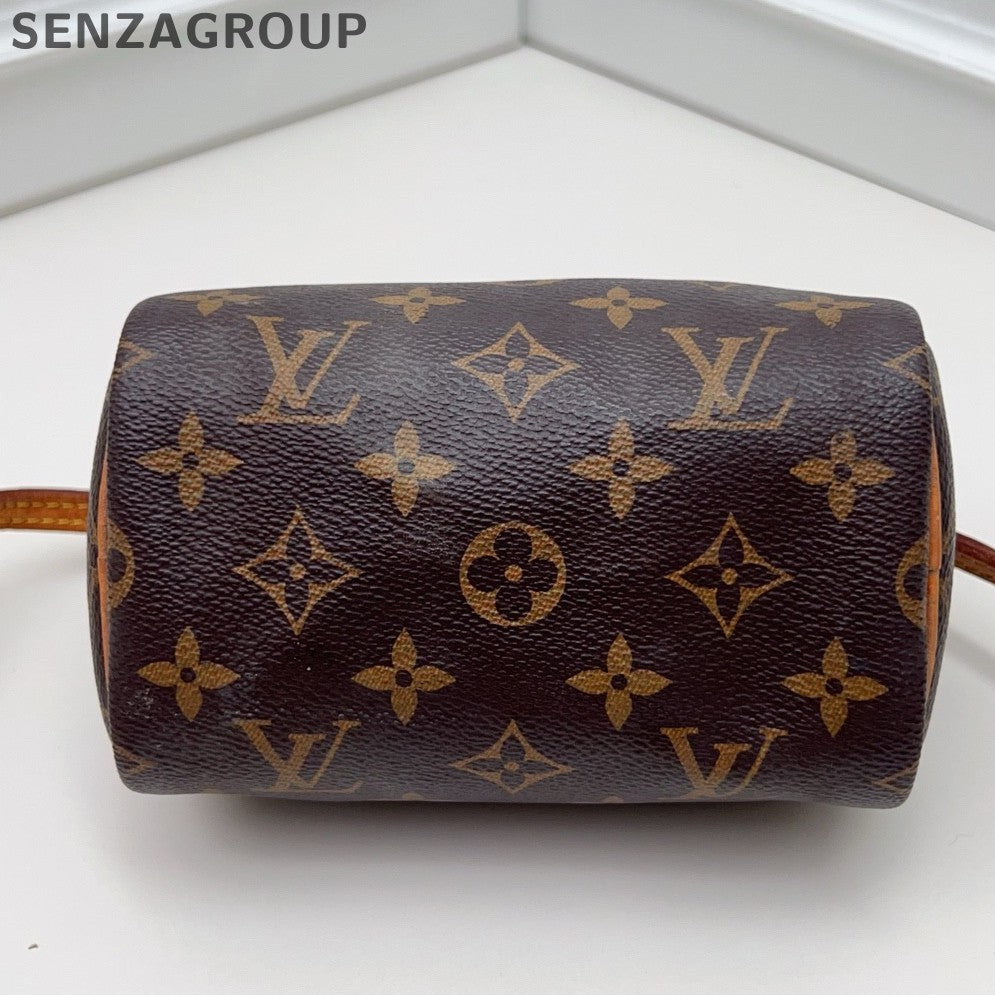 Louis Vuitton Speedy Nano Monogram Top Handle Crossbody Women Classic