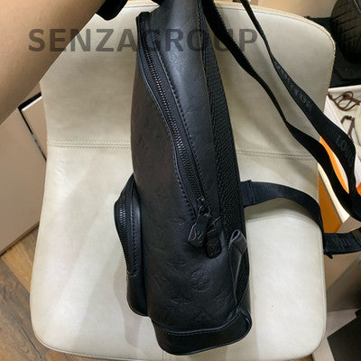 Louis Vuitton Racer Chest Crossbody Bag Black Monogram Men's Classic