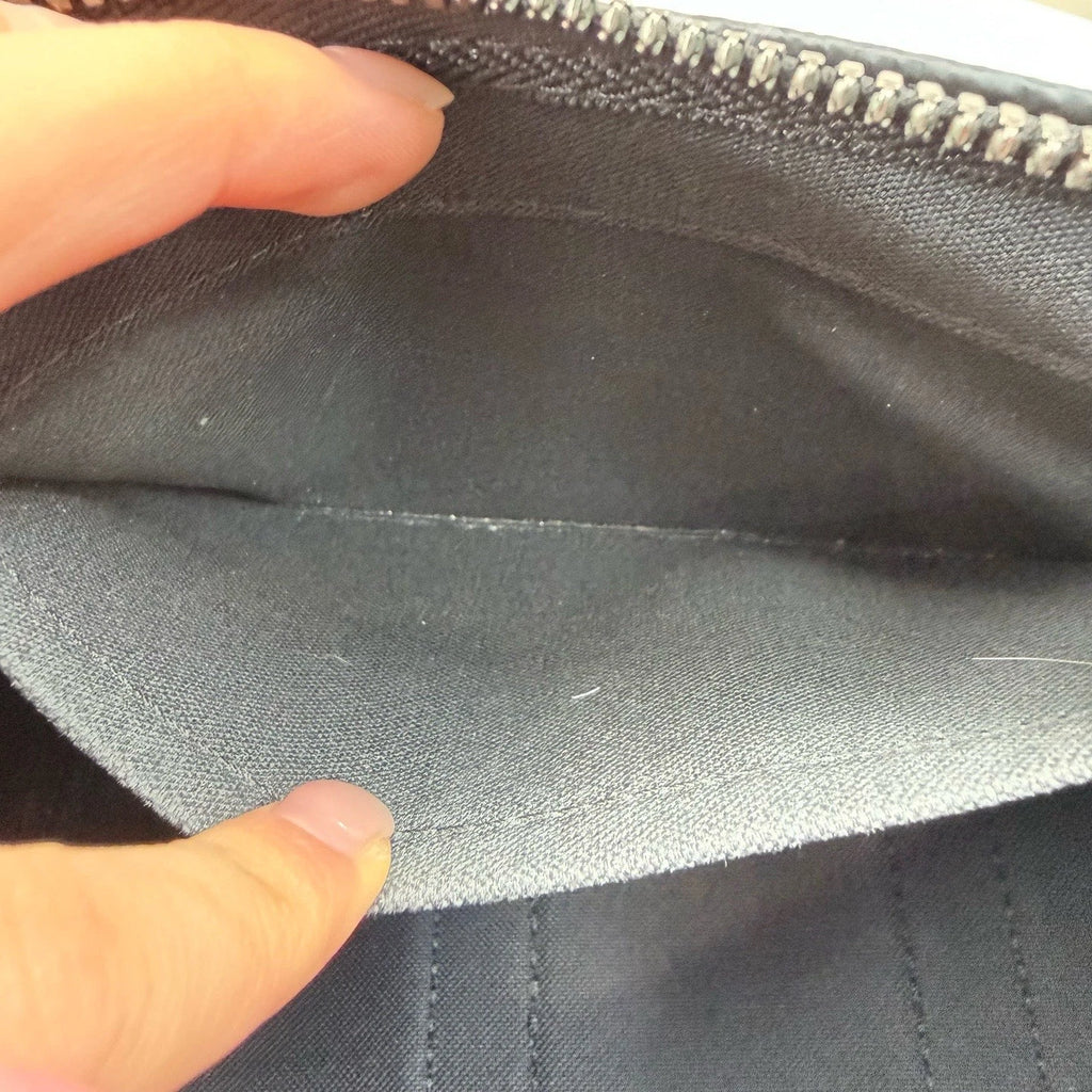 Louis Vuitton Keepall25 Monogram Top Handle Crossbody Black Silver Unisex