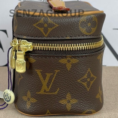 Louis Vuitton Nice Nano Monogram Zipper Pouch Women's Classic Handbag