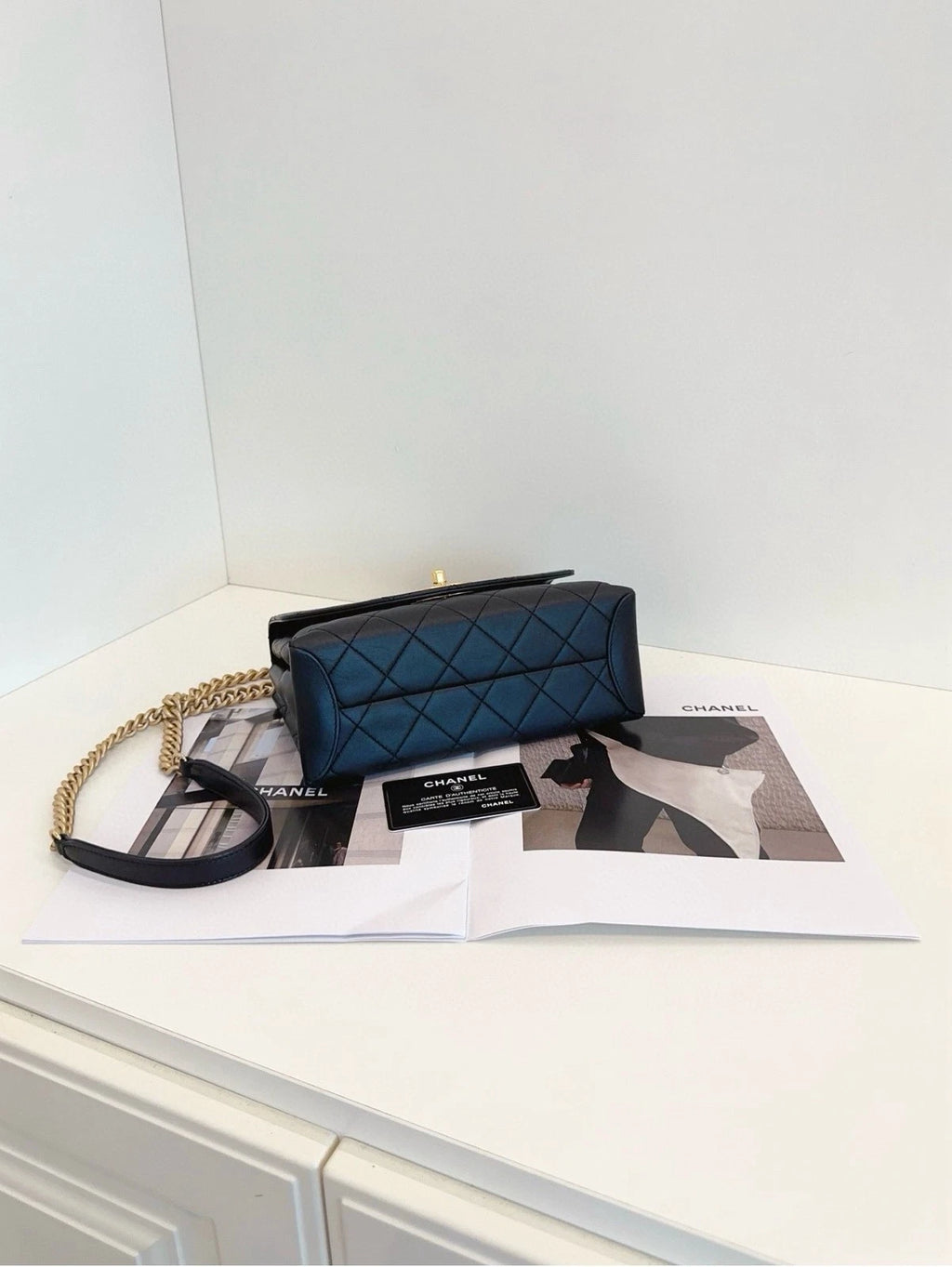 CHANEL Trendy CC Black Top Handle Crossbody For Women