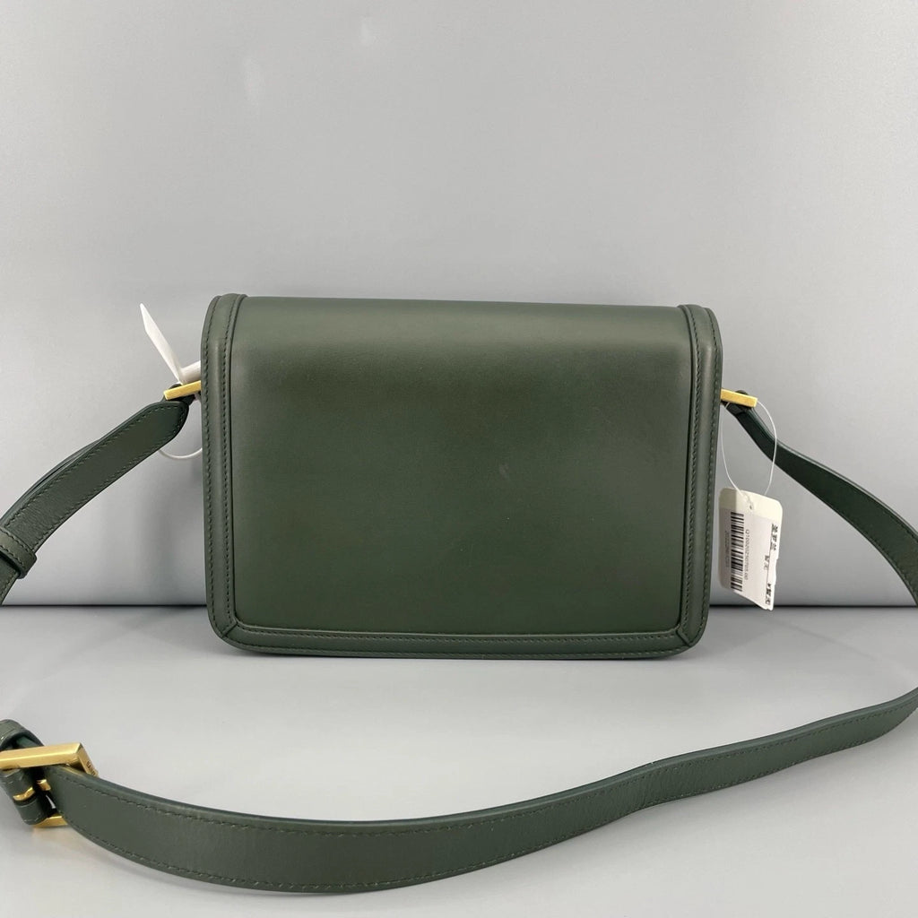 YSL Medium Green Shoulder Bag For Women