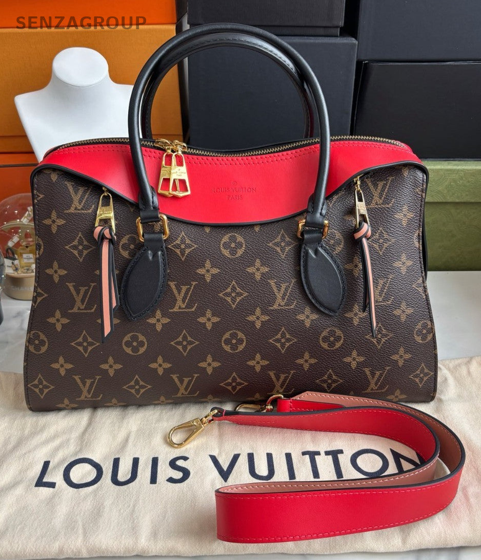 Louis Vuitton Tuileries Besace Monogram Red Shoulder handbag 2WAY