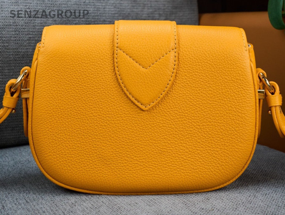 Louis Vuitton Pont 9 Crossbody Orange Gold Used Women Classic Designer