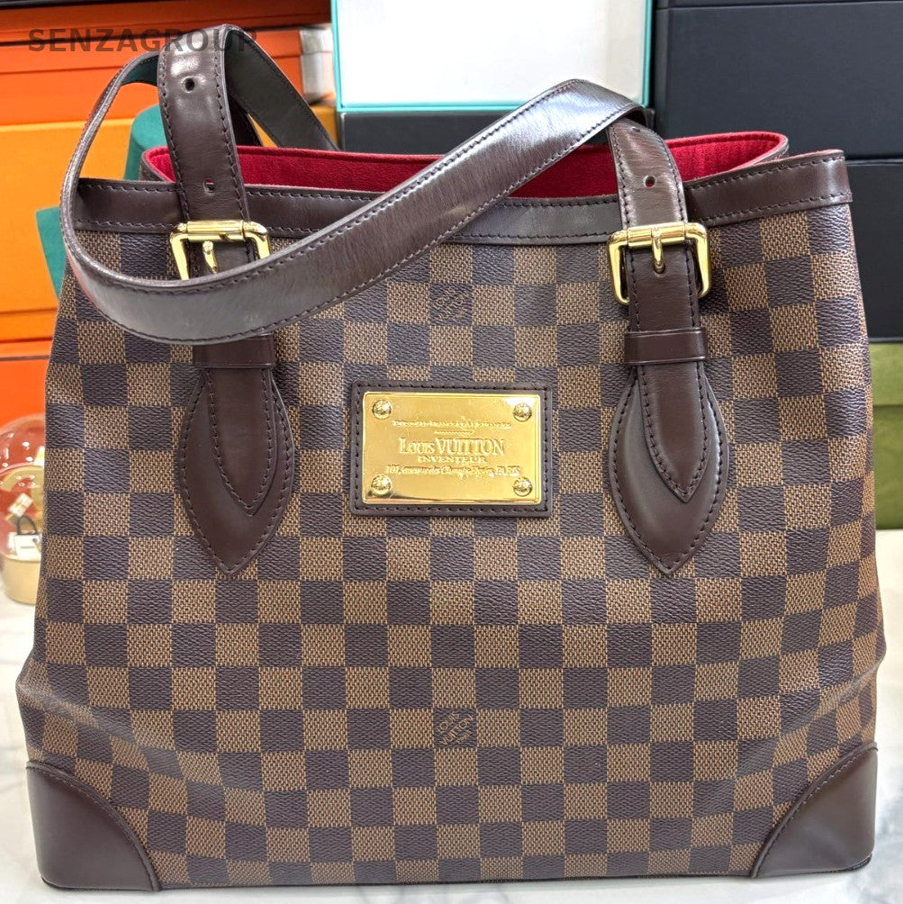 Louis Vuitton Damier Ebene Tote Brown Shoulder bag Women