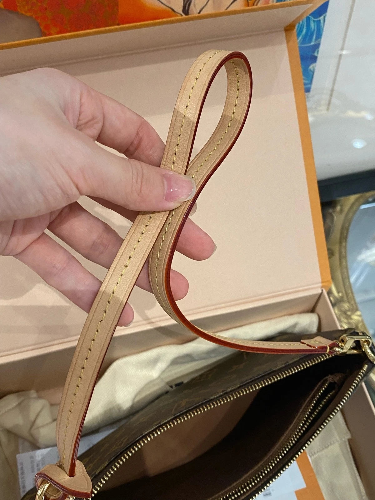 Louis Vuitton Large Mahjong Bag Women Shoulder Crossbody Bag