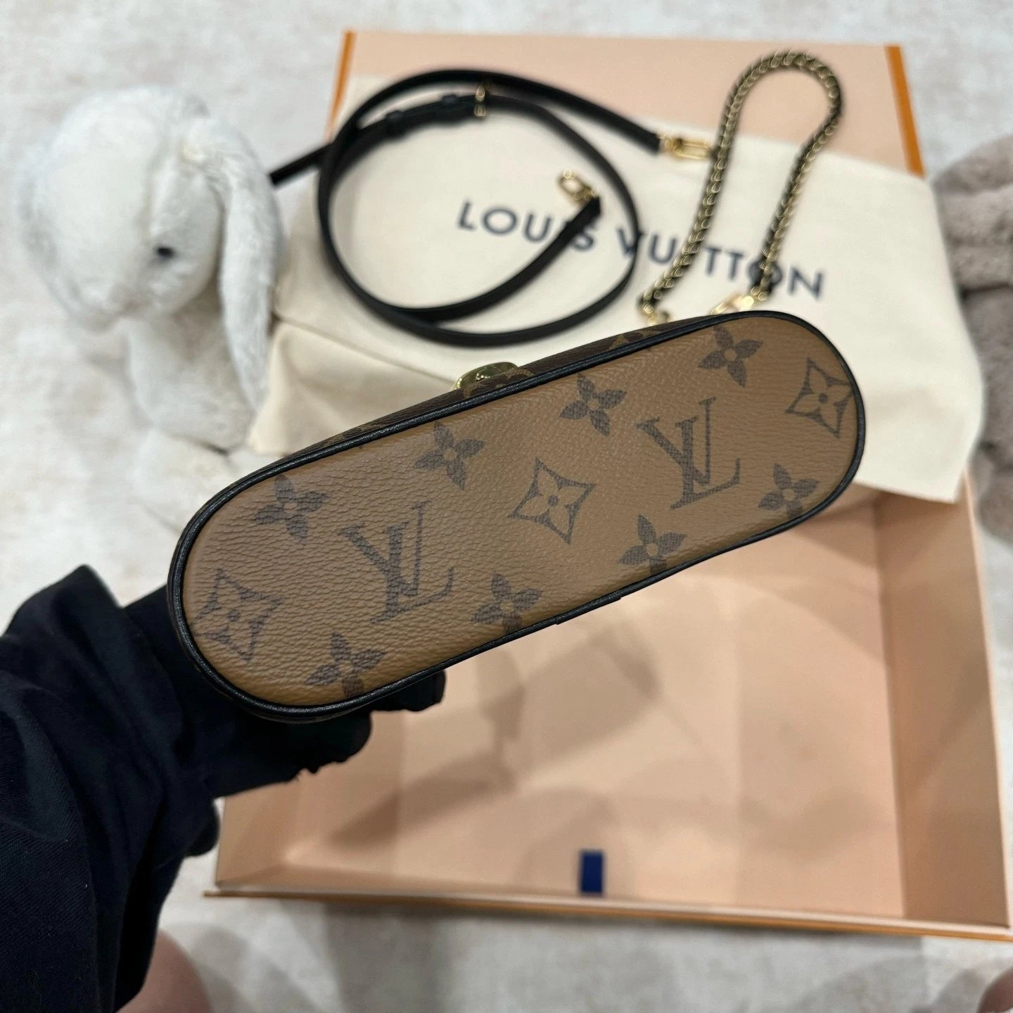 Louis Vuitton Vanity Canvas Top Handle Excellent