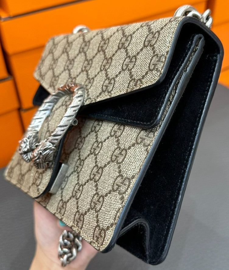 GUCCI Dionysus Monogram small Chain Strap Shoulder bag Crossbody