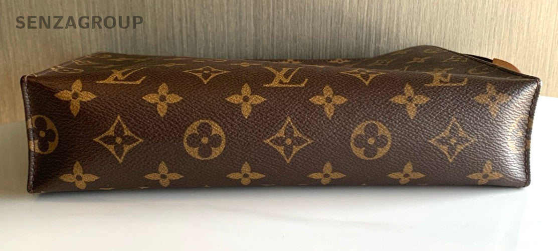 Louis Vuitton Monogram Clutch 26 Handbag Brown M47542