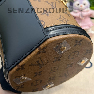 Louis Vuitton Monogram Speedy Handbag Shoulder Bag Brown Gold Buckle