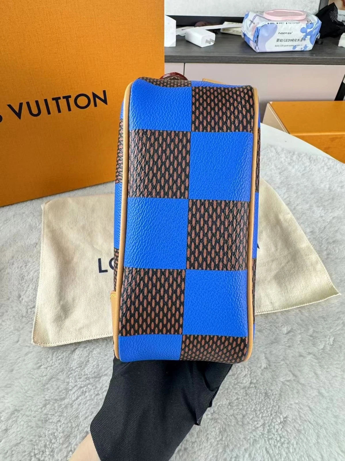 Louis Vuitton Canvas Crossbody Messenger Bag For Women
