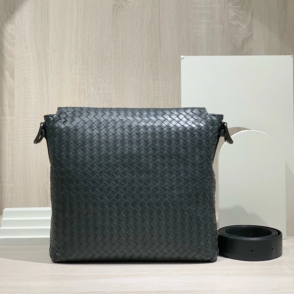 Bottega Veneta Woven Lambskin Crossbody Bag