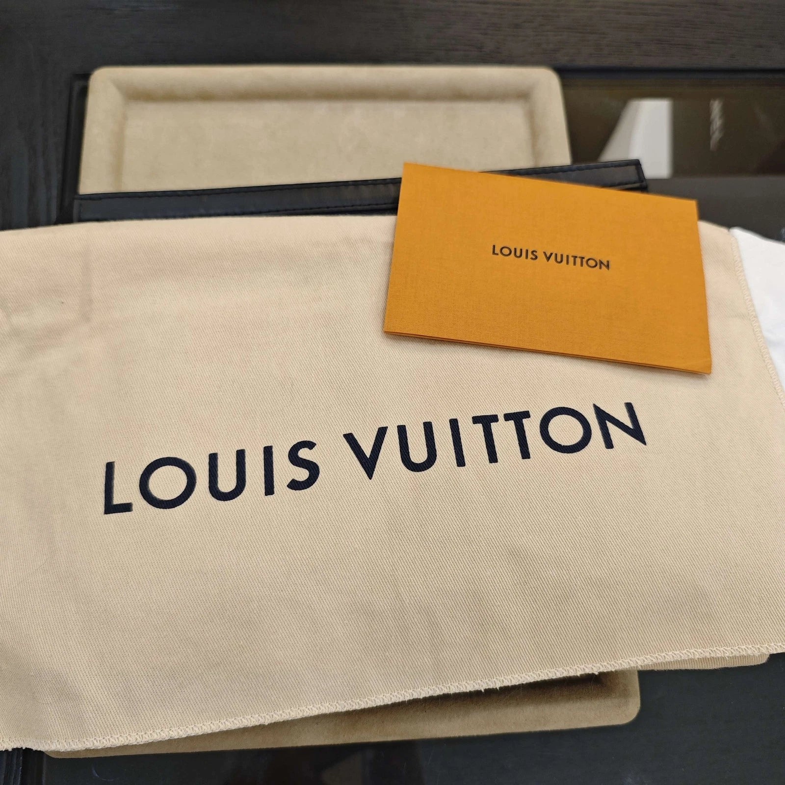 Louis Vuitton Black Damier Canvas Toiletry Pouch For Women