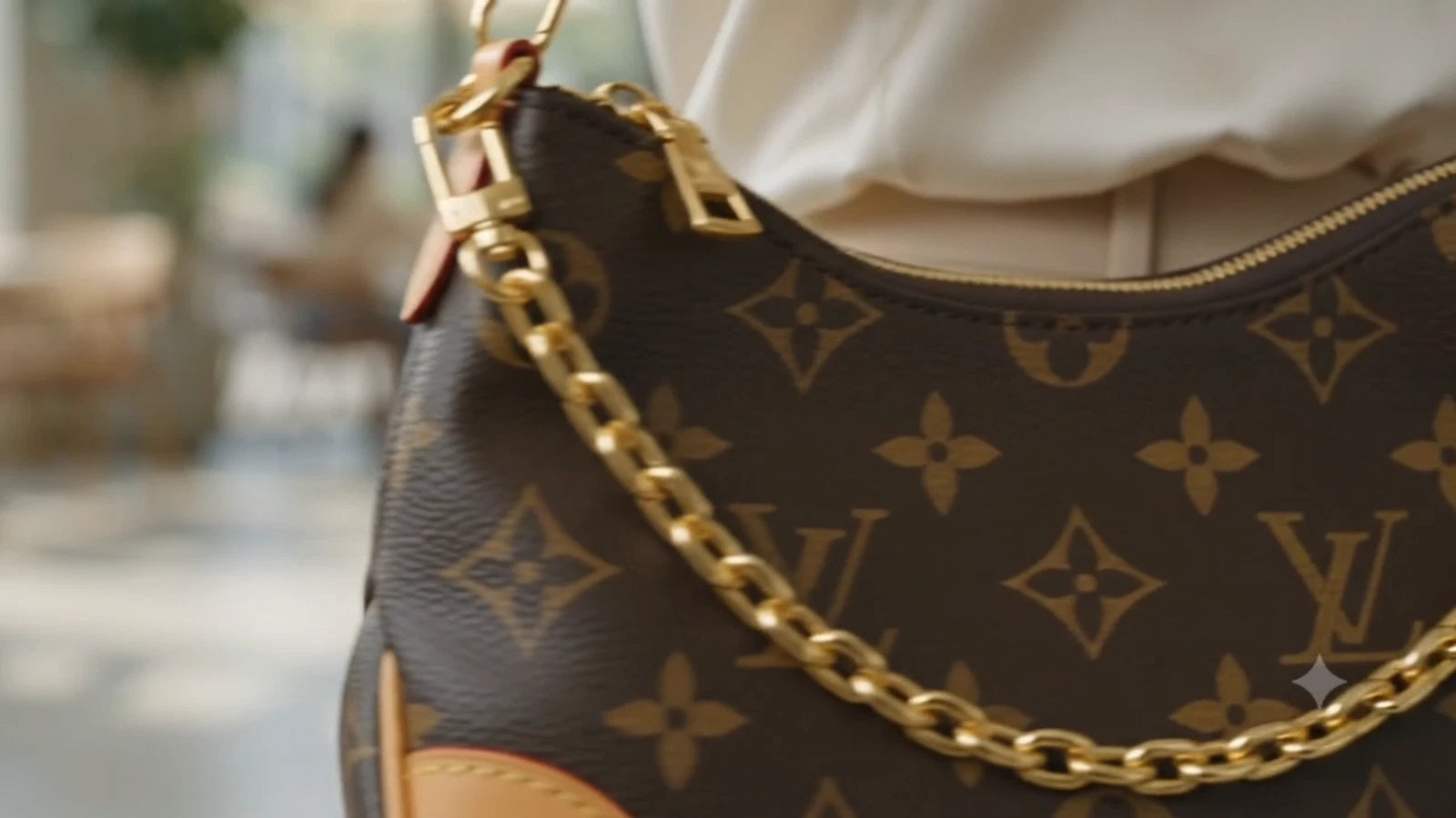 Louis Vuitton Nano Boulogne Monogram Canvas Shoulder Bag Women