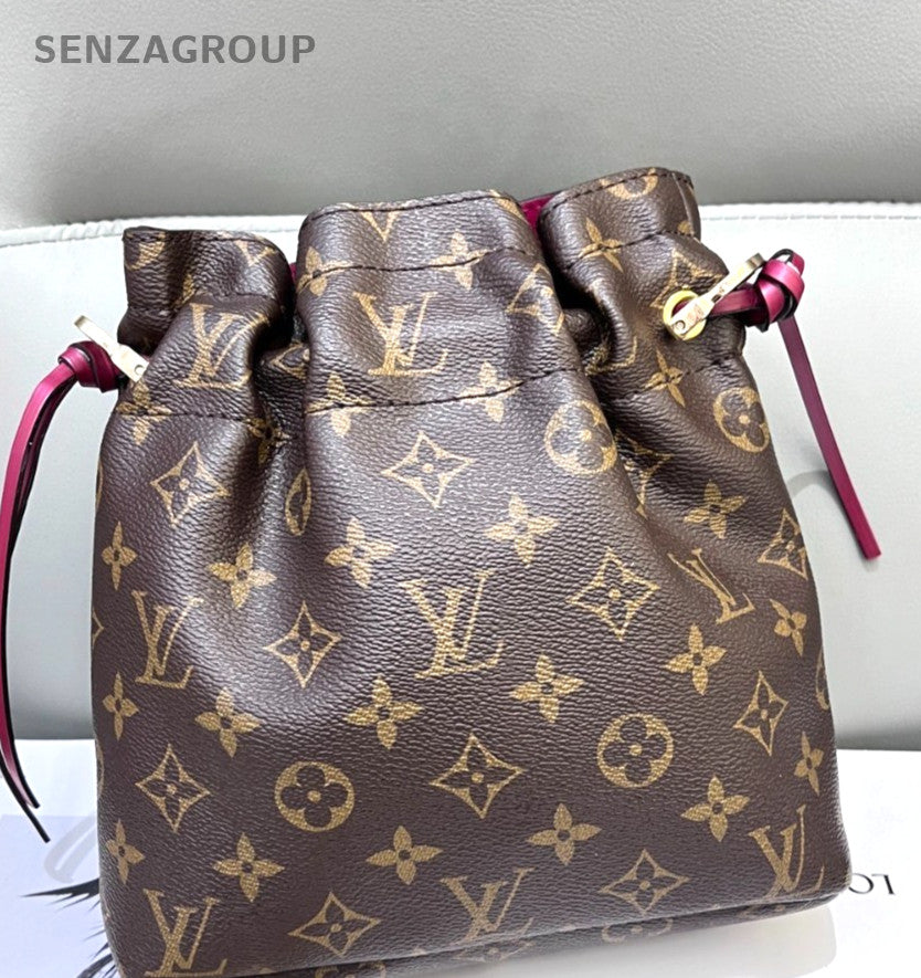 Louis Vuitton Monogram Handbag Clutch Bag Women Brown