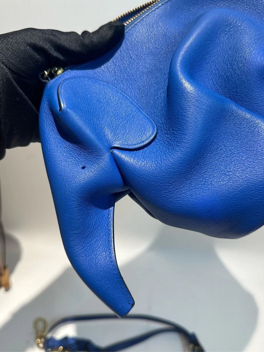 Loewe Blue Cute Elephant Shoulder Bag For Women