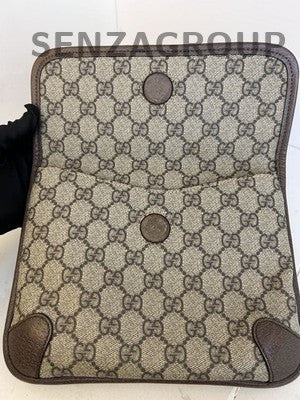 Gucci Double-Sided Tiger Head Belt Bag Beige Brown Gold Women's Classic