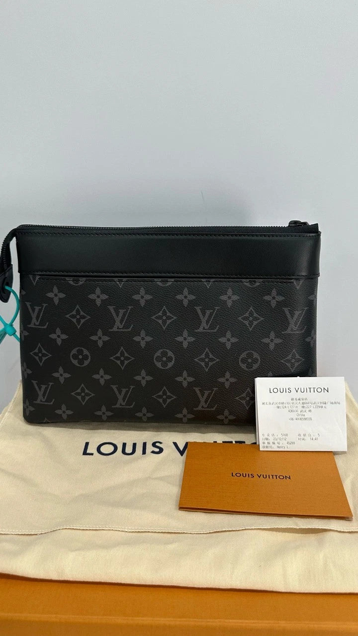 Louis Vuitton Black Clutch Pochette Voyage For Man