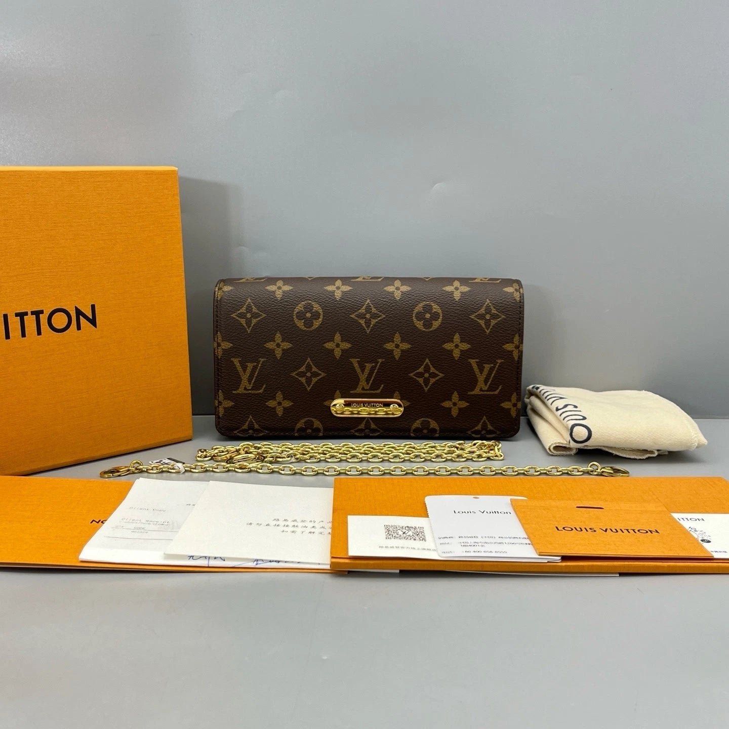 Louis Vuitton Monogram Canvas Lily Shoulder Bag For Women
