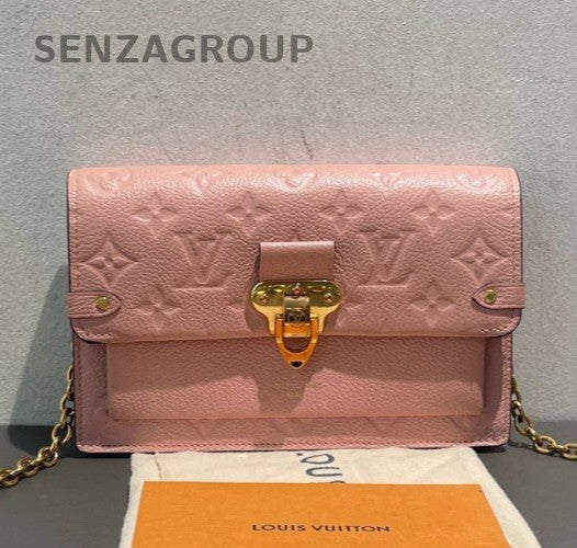 Louis Vuitton Vavin WOC Chain Shoulder Bag Crossbody Pink Gold Women Designer
