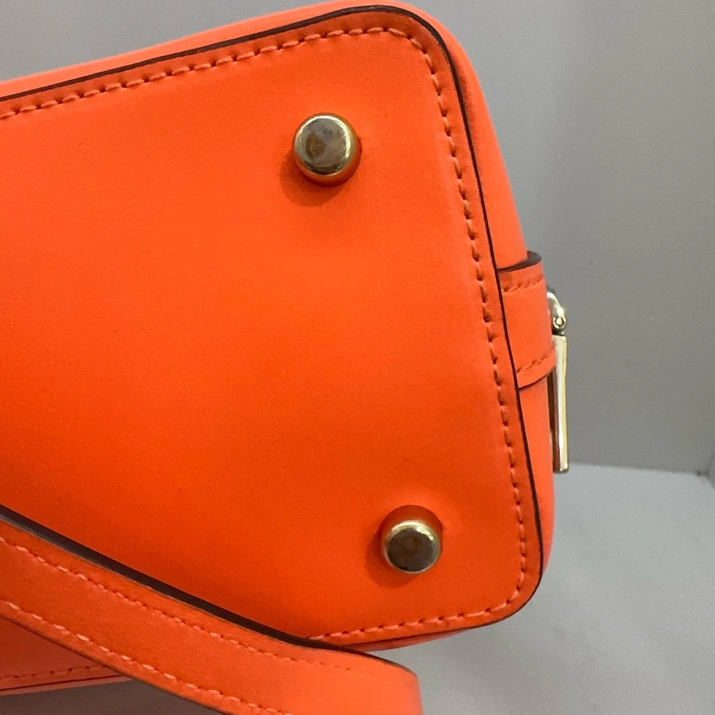 Coach Orange Shell Shoulder Handbag Crossbody Bag for Women