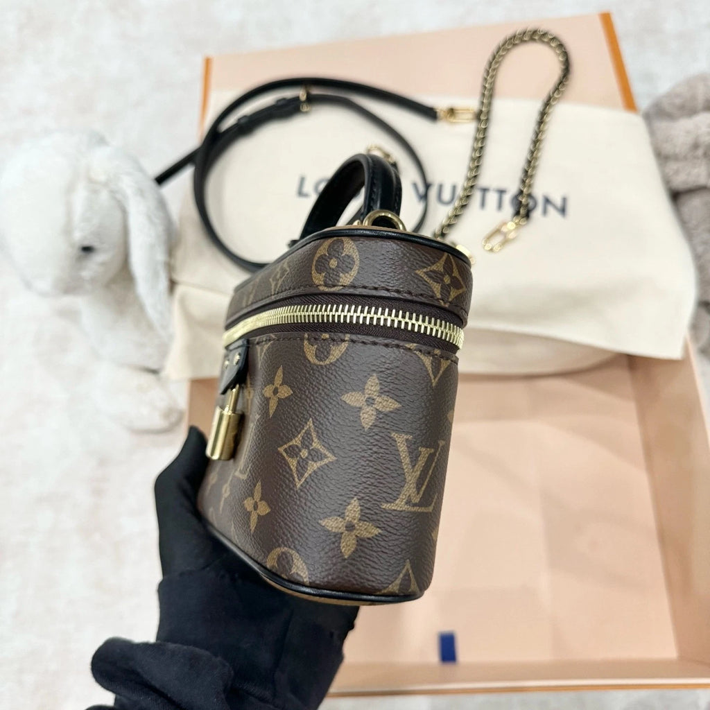 Louis Vuitton Vanity Canvas Top Handle Excellent