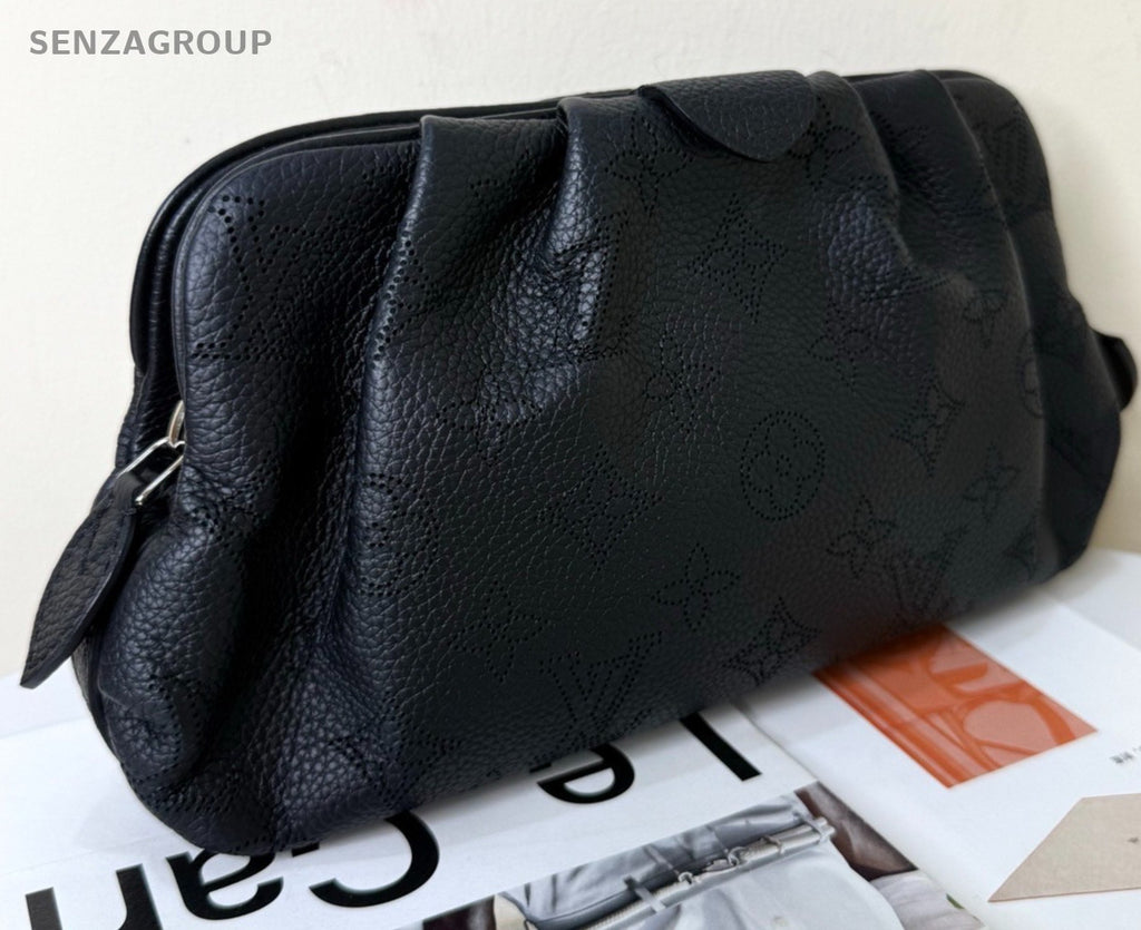 Louis Vuitton Scala Vintage Shoulder Bag Crossbody Black Silver Women Classic