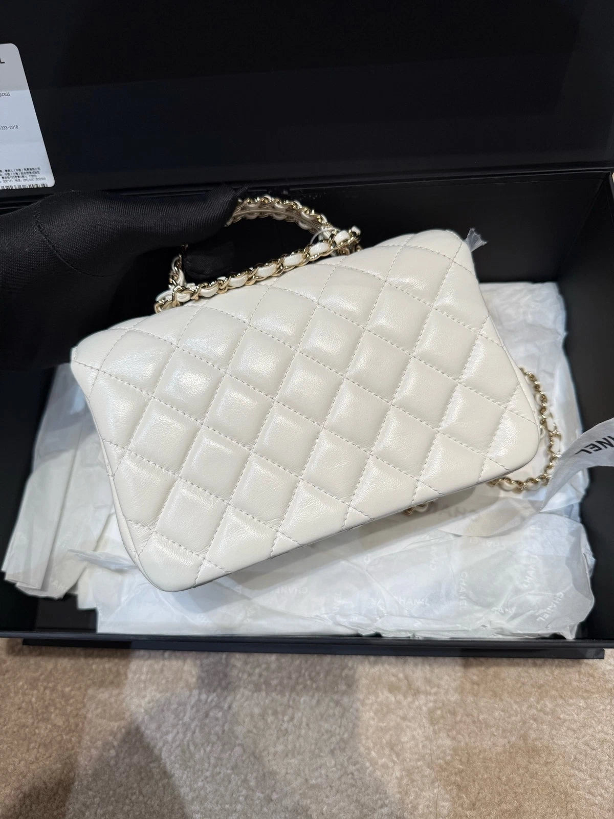 CHANEL Crystal Handle CF Shoulder Handbag For Women