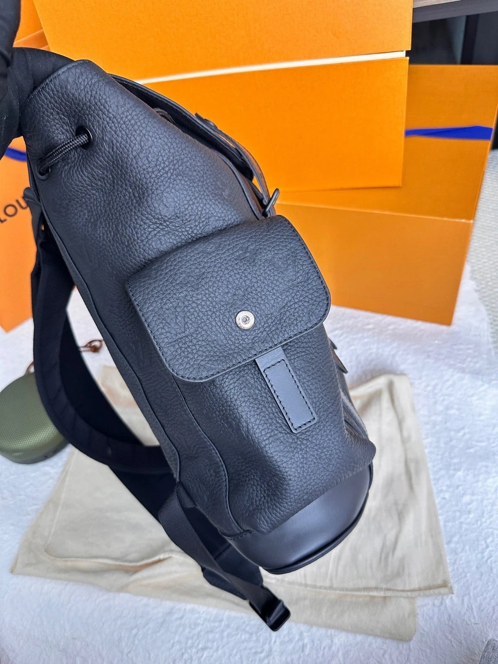 Louis Vuitton Black Christopher Small Backpack For Women