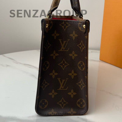Louis Vuitton ONTHEGO GM Tote Bag Brown Gold Hardware Women's Shoulder Bag