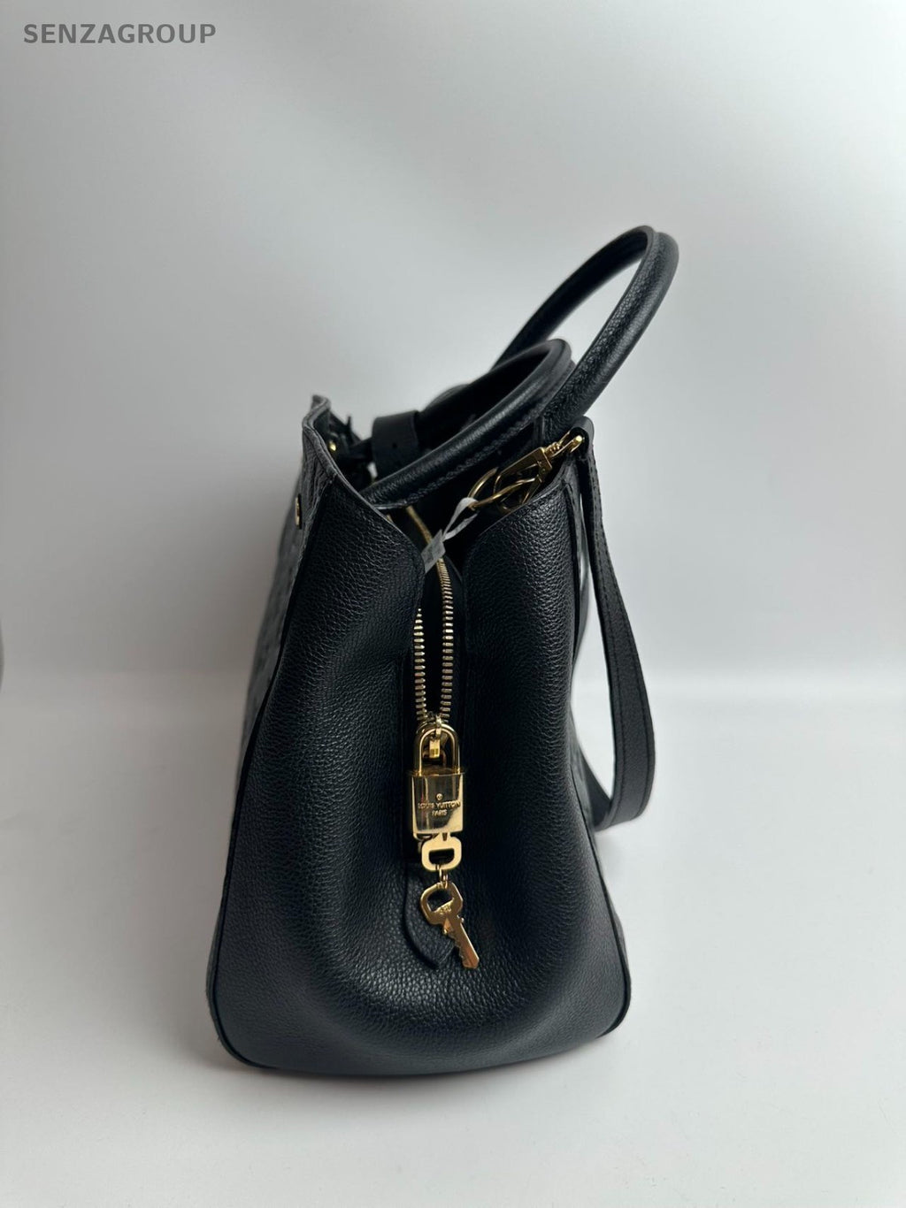 SJ0001  Louis Vuitton leather Tote Bags Montaigne MM Bag (Z)