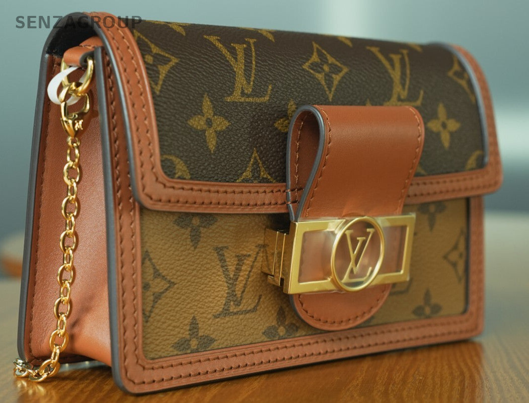 Louis Vuitton Shoulder Bag  Monogram Brown Dauphine OS M68746