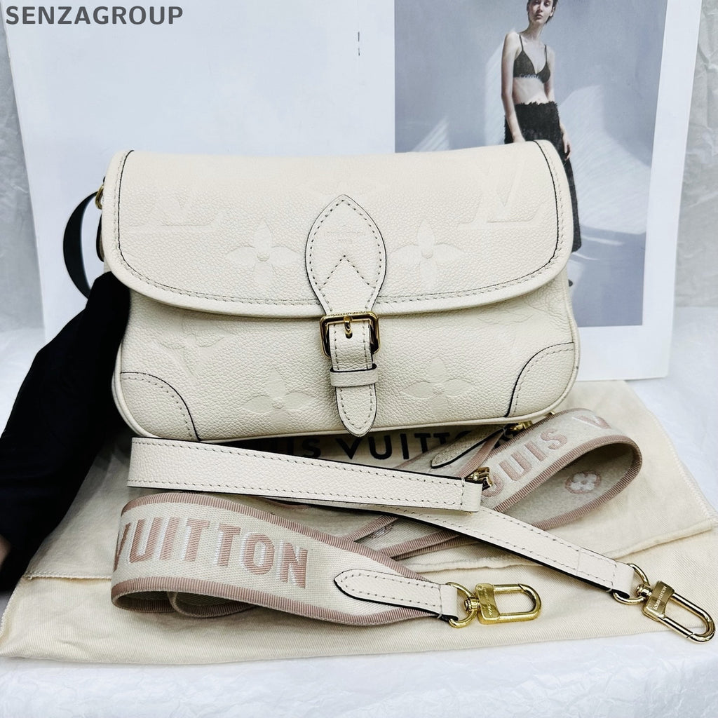 Louis Vuitton Diane Leather Shoulder Bag - Classic Women's Handbag